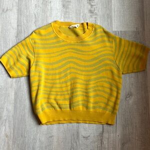 Back Beat Co. Short Sleeved Sweater